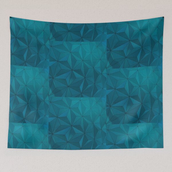 Item preview, Teal Geometric Pattern designed and sold by Tranquilarrow.