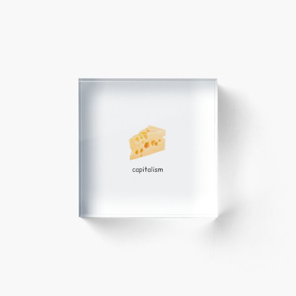 capitalism Acrylic Block