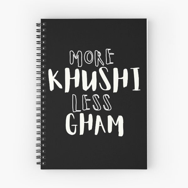 Item preview, MORE KHUSHI LESS GHAM designed and sold by BrownGirlMantra.