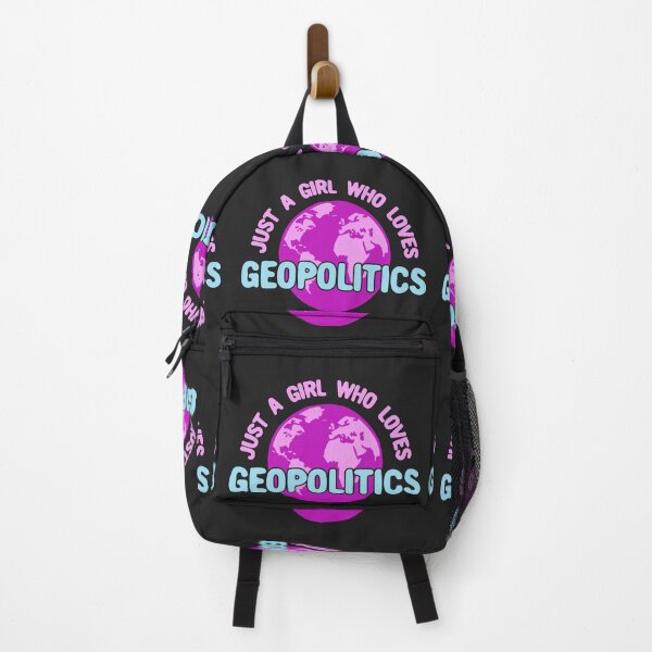 Item preview, Just a Girl Who Loves Geopolitics - Pink designed and sold by Chubuter.