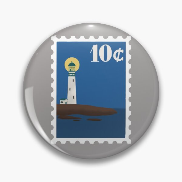 Item preview, Light house at night stamp designed and sold by tifft.