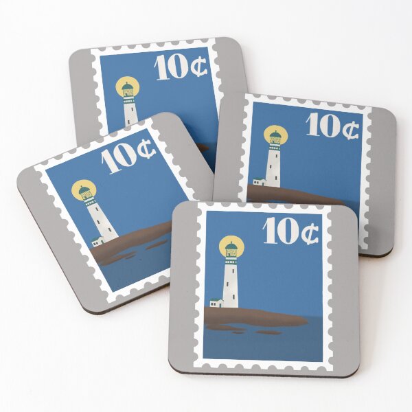 Item preview, Light house at night stamp designed and sold by tifft.