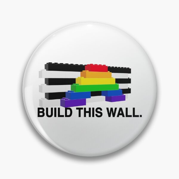 Item preview, Build This (Ally) Wall designed and sold by AtheistBecause.