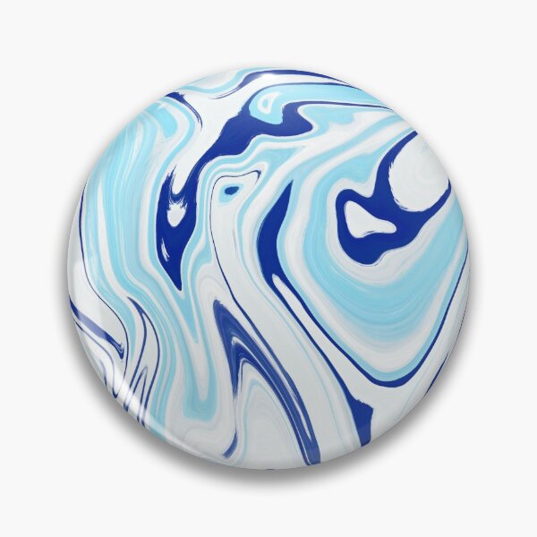 Item preview, Classic Blue Marble Pattern- Liquid art designed and sold by shivani21061993.