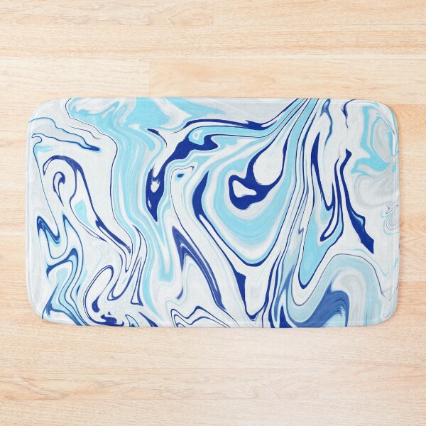 Item preview, Classic Blue Marble Pattern- Liquid art designed and sold by shivani21061993.