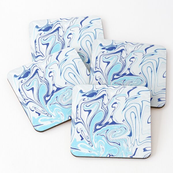 Item preview,  Classic Blue Marble Pattern- Liquid art designed and sold by shivani21061993.
