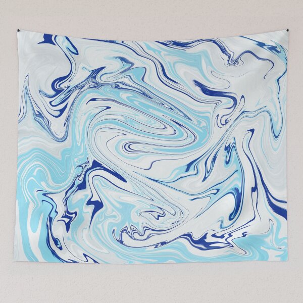Item preview,  Classic Blue Marble Pattern- Liquid art designed and sold by shivani21061993.