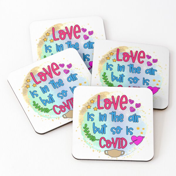 Item preview, Love is in the Air Pandemic Valentines Day- Valentine in Quarantine  designed and sold by younghopes.
