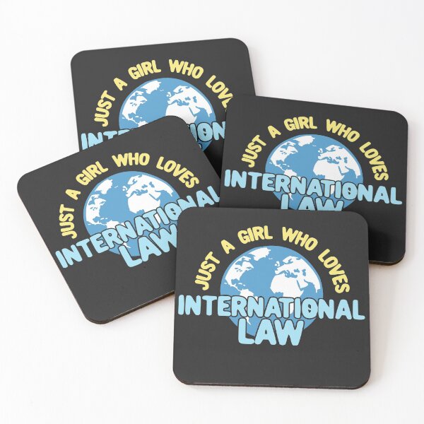 Item preview, Just a Girl Who Loves International Law designed and sold by Chubuter.