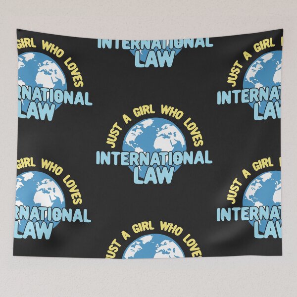 Item preview, Just a Girl Who Loves International Law designed and sold by Chubuter.
