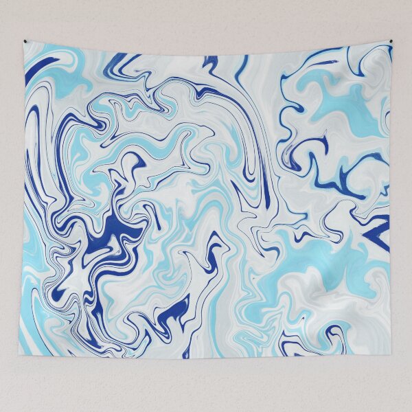 Item preview,   Classic Blue Marble Pattern- Liquid art designed and sold by shivani21061993.