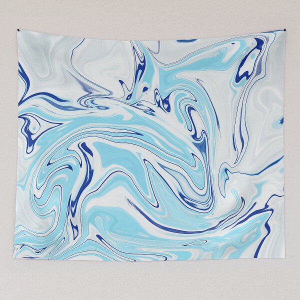 Item preview,  Classic Blue Marble Pattern- Liquid art designed and sold by shivani21061993.
