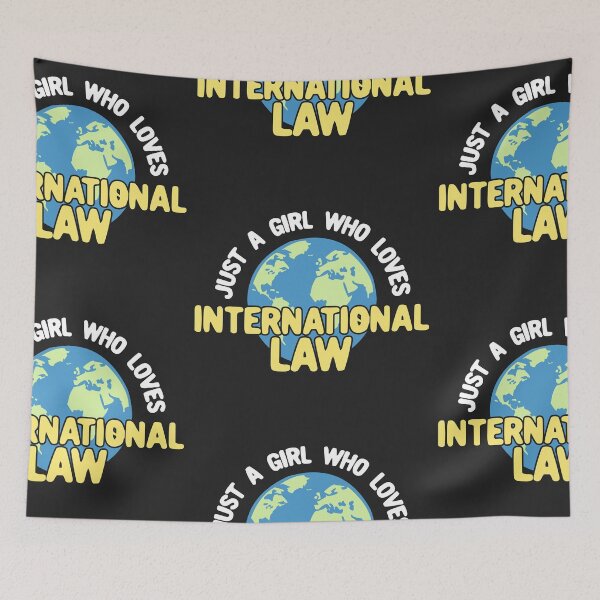 Item preview, Just a Girl Who Loves International Law - Green designed and sold by Chubuter.