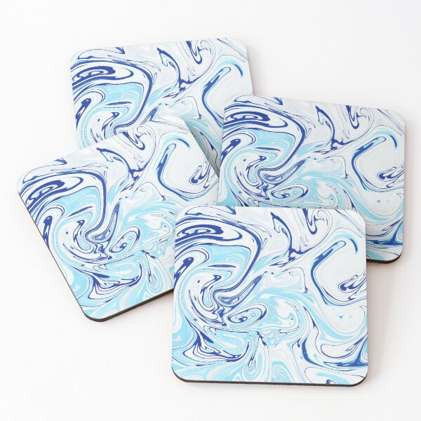 Item preview,  Classic Blue Marble Pattern- Liquid art designed and sold by shivani21061993.
