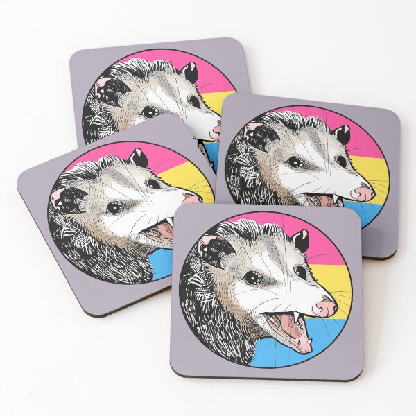 Item preview, Pride Opossum - Pan Flag designed and sold by spitscribble.