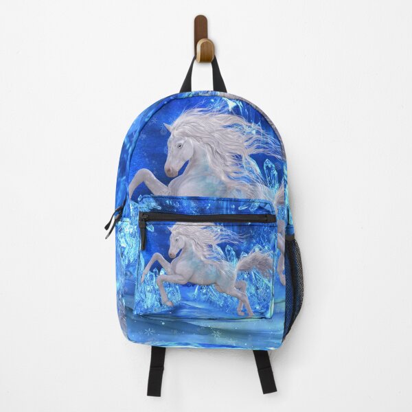 Item preview, Beautiful fantasy horse in a snowlandscape designed and sold by nicky2342.