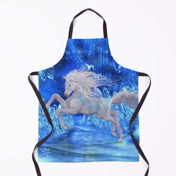 Item preview, Beautiful fantasy horse in a snowlandscape designed and sold by nicky2342.