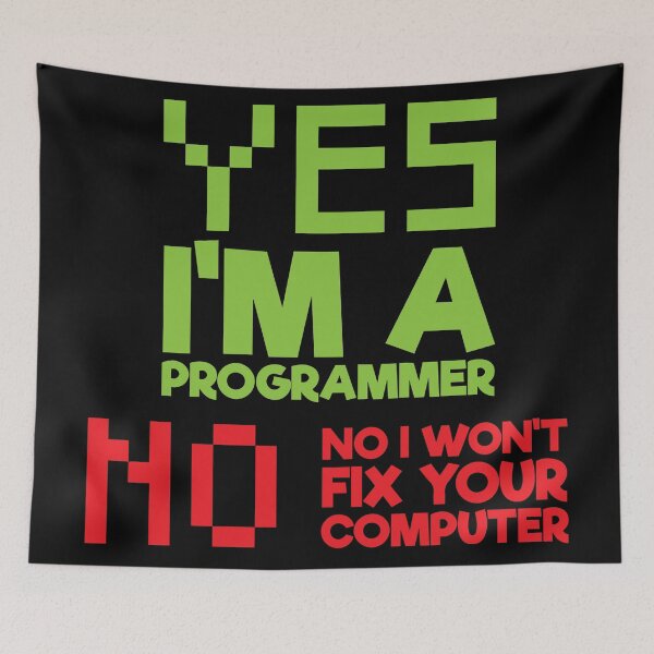 Item preview, Yes I am a programmer, no I will not fix your PC designed and sold by Astralia.