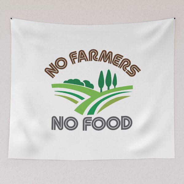 Item preview, No Farmers No Food designed and sold by Wolka.