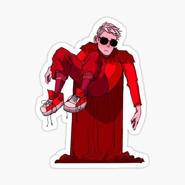 just chillin Sticker