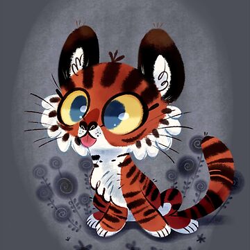 Artwork thumbnail, Derpy Tiger Cub by Jessiedrawz
