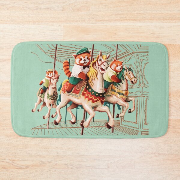 Item preview, Red Pandas Carousel designed and sold by Ztudio.