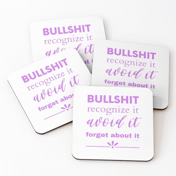 Item preview, BULLSHIT Recognize it, avoid it, forget about it. (Magenta) designed and sold by TildeRomero.