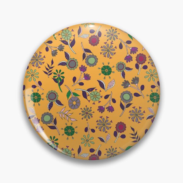 Item preview, Scattered Floral  - Orange designed and sold by Bev Donohoe.