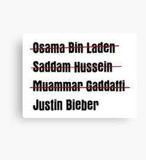 Funny Hit List Canvas Print