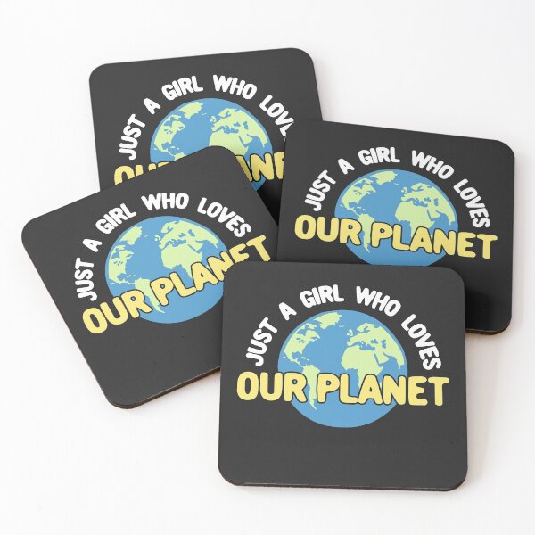 Item preview, Just a Girl Who Loves Our Planet designed and sold by Chubuter.