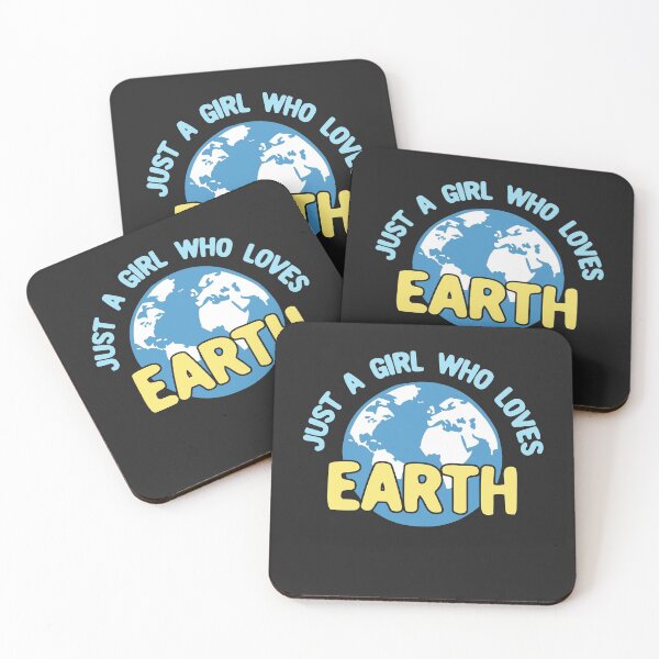 Item preview, Just a Girl Who Loves Earth - Blue designed and sold by Chubuter.