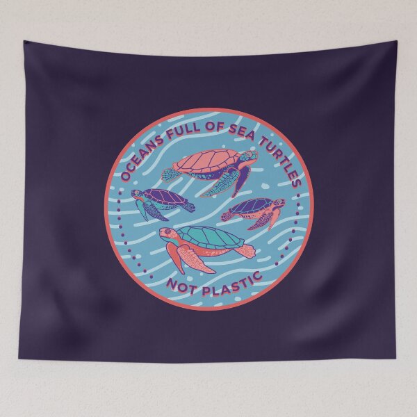 Item preview, Oceans full of sea turtles turtles not plastic designed and sold by Cat-designs.