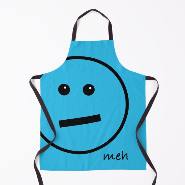 Item preview, Meh Face - Oversized on Teal designed and sold by Whoopsidoodle.