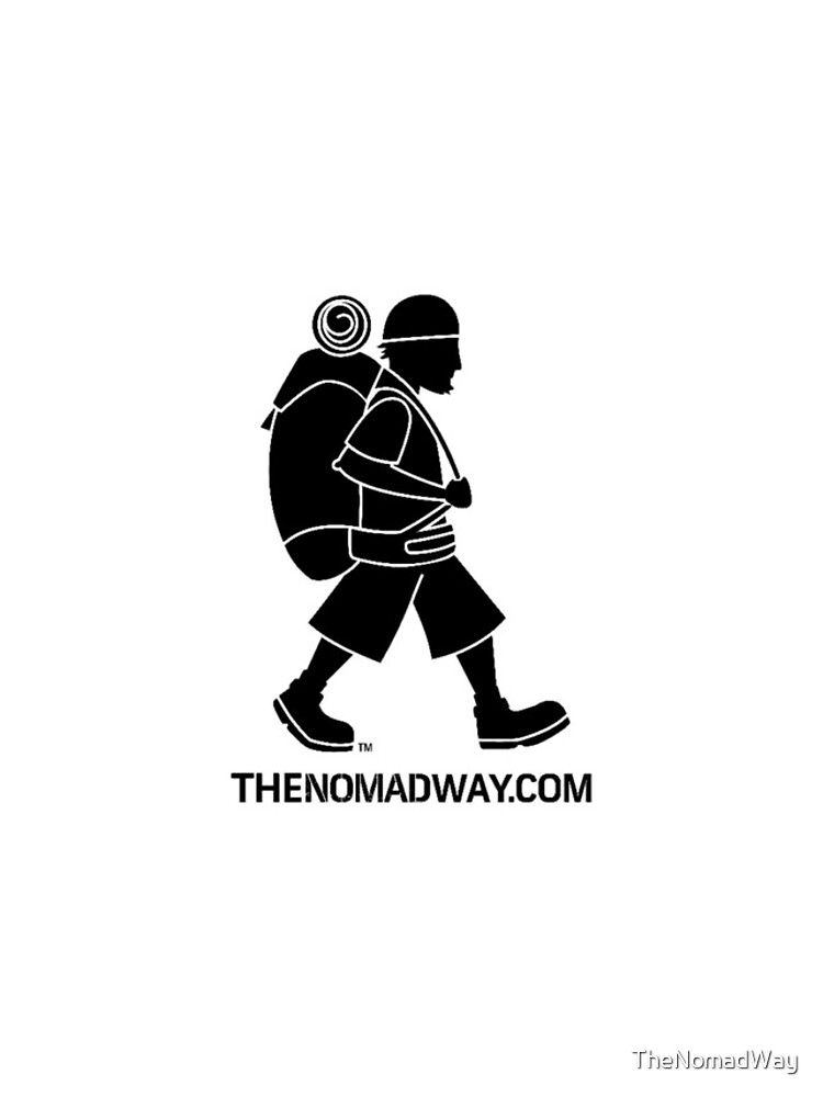 Phone Case (Black on White) The Nomad Way by TheNomadWay