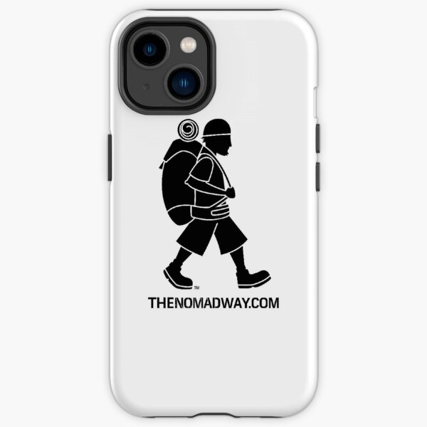 Phone Case (Black on White) The Nomad Way iPhone Tough Case