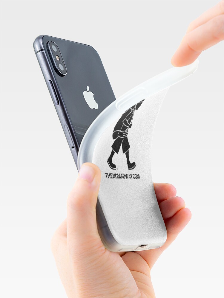 Alternate view of Phone Case (Black on White) The Nomad Way iPhone Case