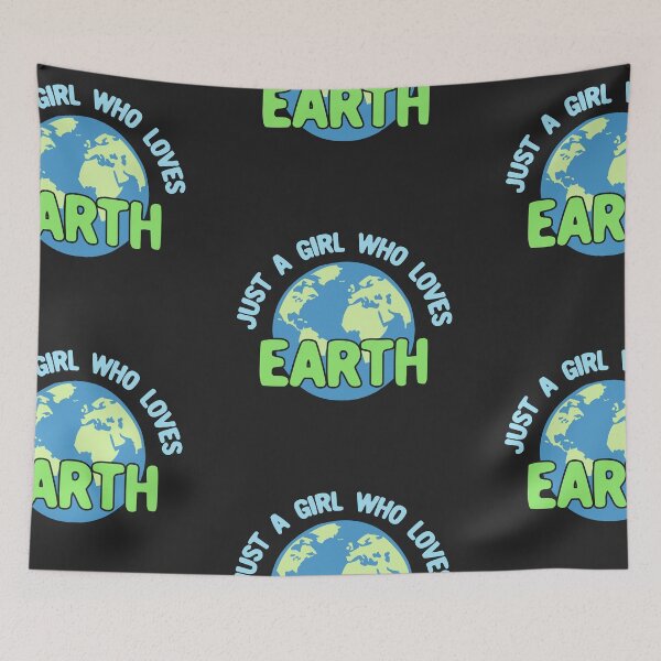 Item preview, Just a Girl Who Loves Earth - Green designed and sold by Chubuter.