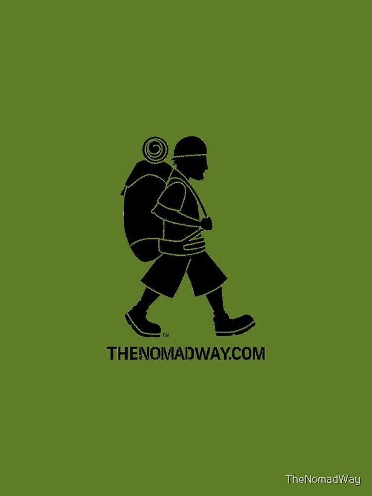 Thumbnail 4 of 4, iPhone Case, Phone Case (Black on Green) The Nomad Way designed and sold by TheNomadWay.