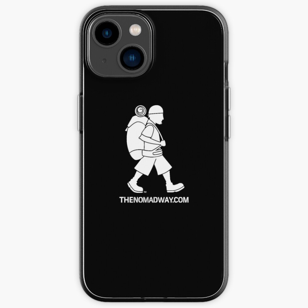 Phone Case (White on Black) The Nomad Way iPhone Case