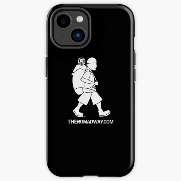 Phone Case (White on Black) The Nomad Way iPhone Tough Case