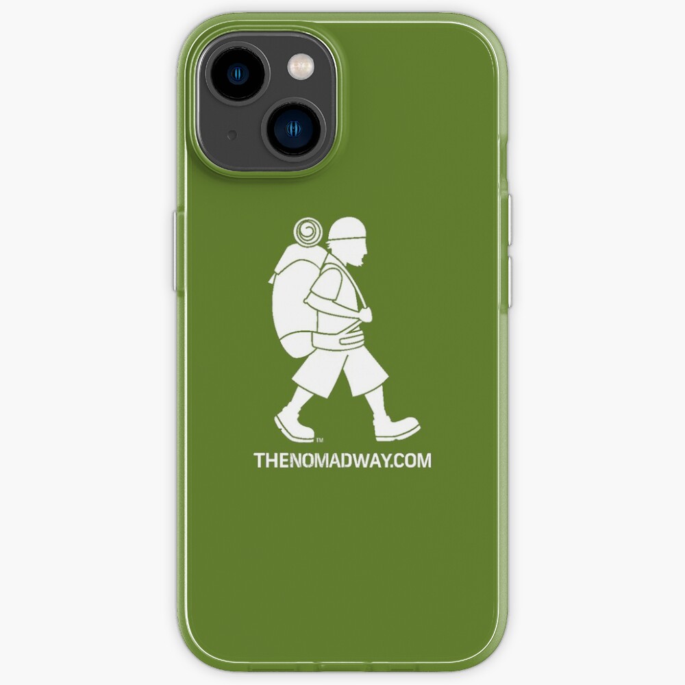 Phone Case (White on Green) The Nomad Way iPhone Case