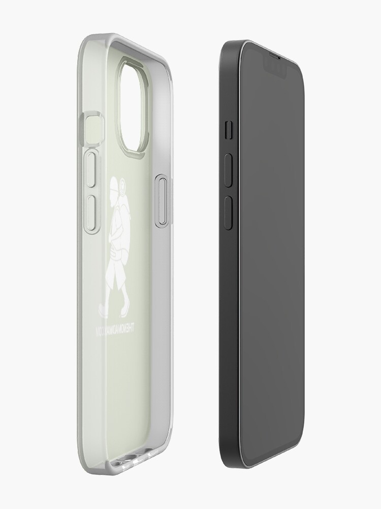 Alternate view of Phone Case (White on Green) The Nomad Way iPhone Case