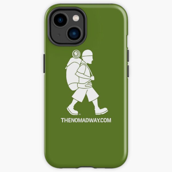 Phone Case (White on Green) The Nomad Way iPhone Tough Case