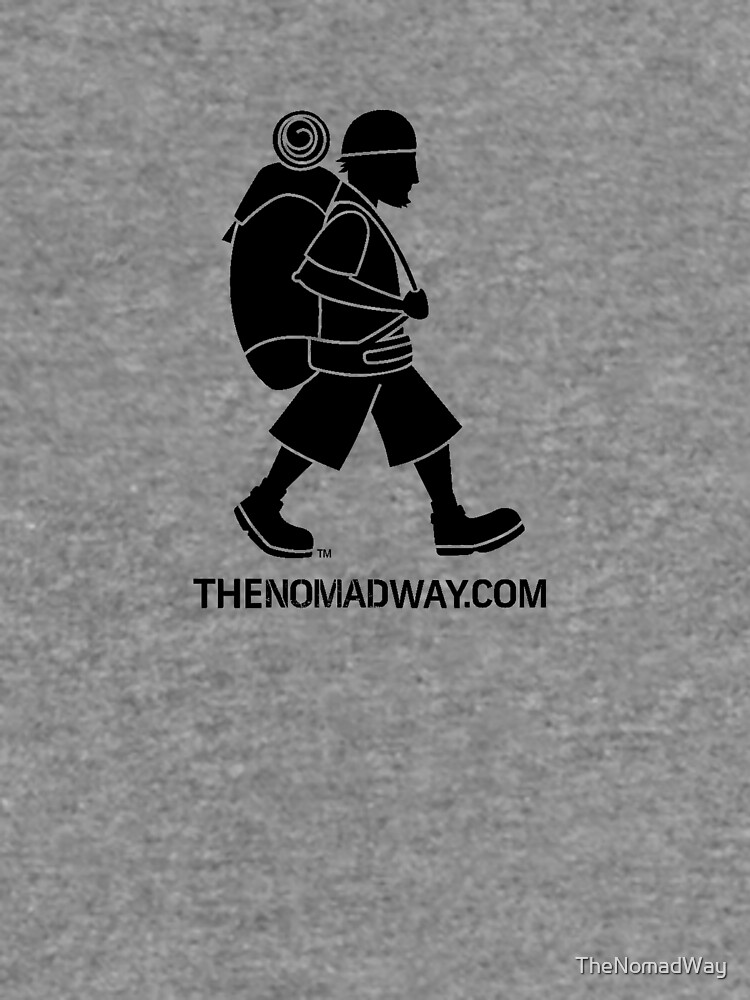 Thumbnail 5 of 5, Lightweight Sweatshirt, The Nomad Way - Classic T (Black on...) designed and sold by TheNomadWay.
