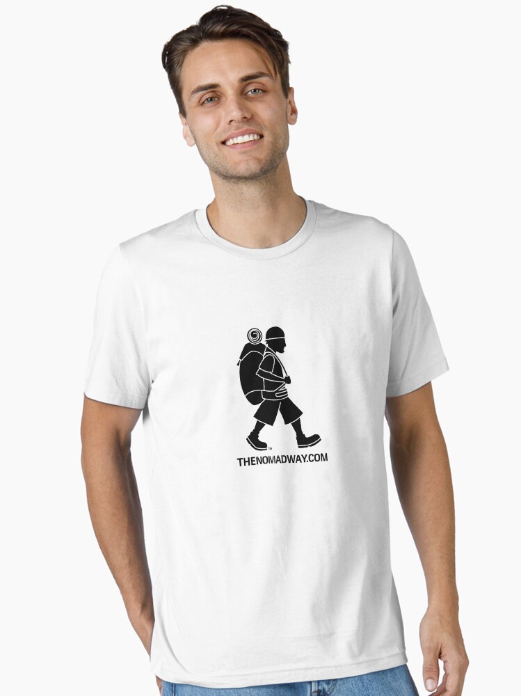 Thumbnail 1 of 7, Essential T-Shirt, The Nomad Way - Classic T (Black on...) designed and sold by TheNomadWay.
