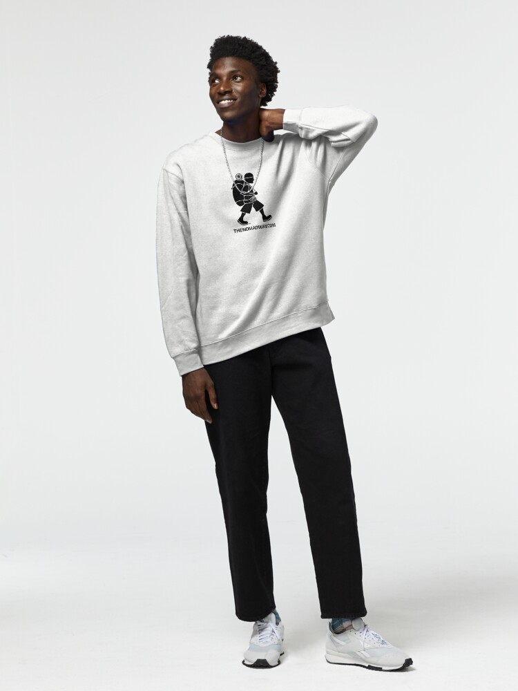 Thumbnail 3 of 7, Pullover Sweatshirt, The Nomad Way - Classic T (Black on...) designed and sold by TheNomadWay.