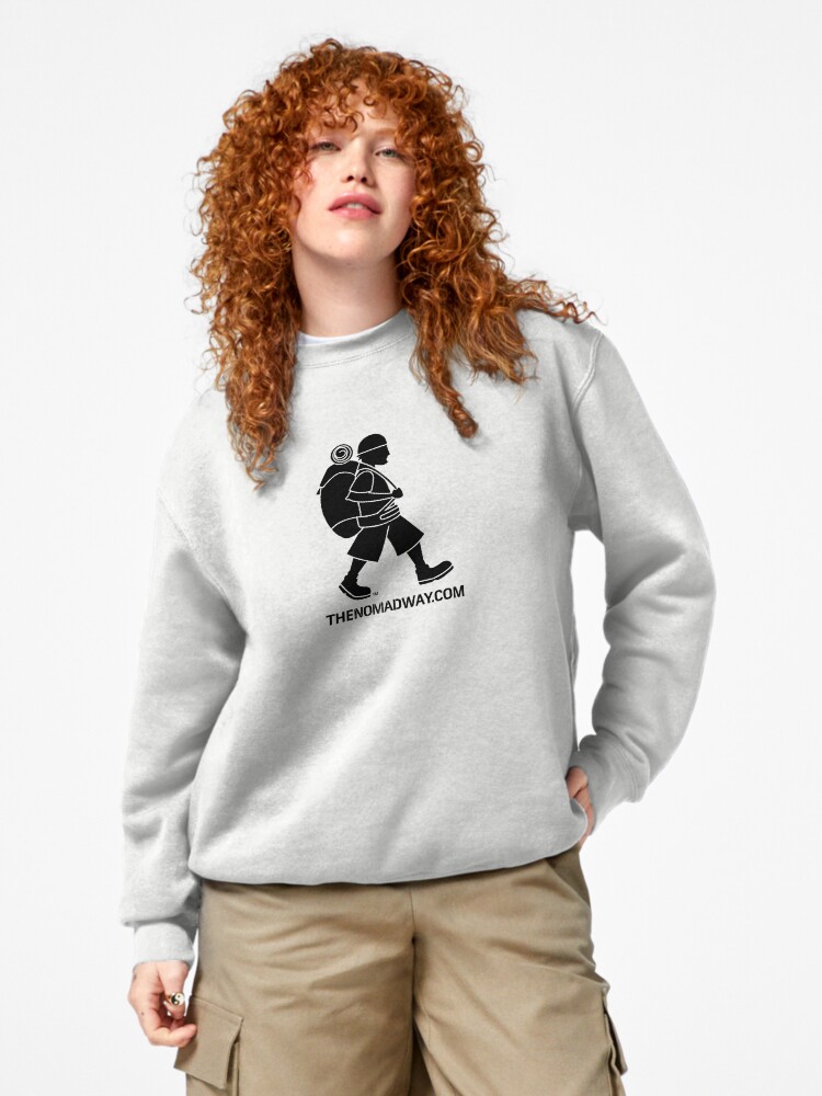Thumbnail 4 of 7, Pullover Sweatshirt, The Nomad Way - Classic T (Black on...) designed and sold by TheNomadWay.