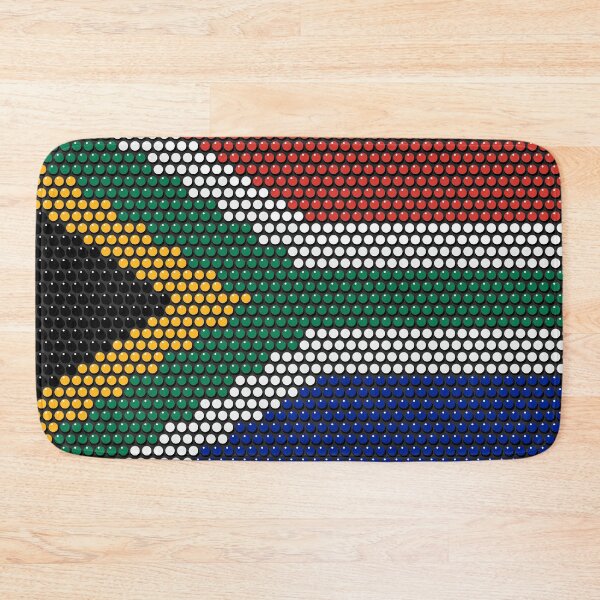 Item preview, South Africa Flag Traditional BeadWork Effect designed and sold by d247.