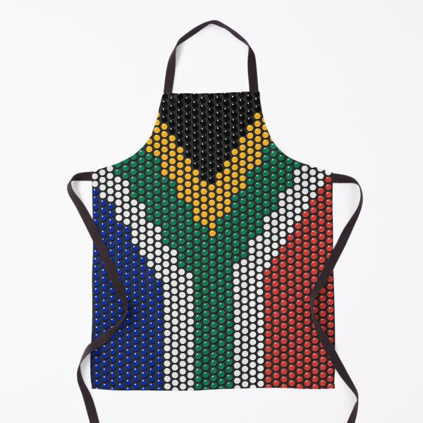 Item preview, South Africa Flag Traditional BeadWork Effect designed and sold by d247.