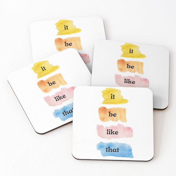 Item preview, It be like that- colorful watercolor designed and sold by WanderAesthetic.